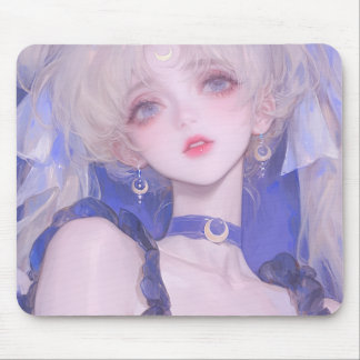 Purple Dreamy Sailor Moon Themed Anime Mouse Mat