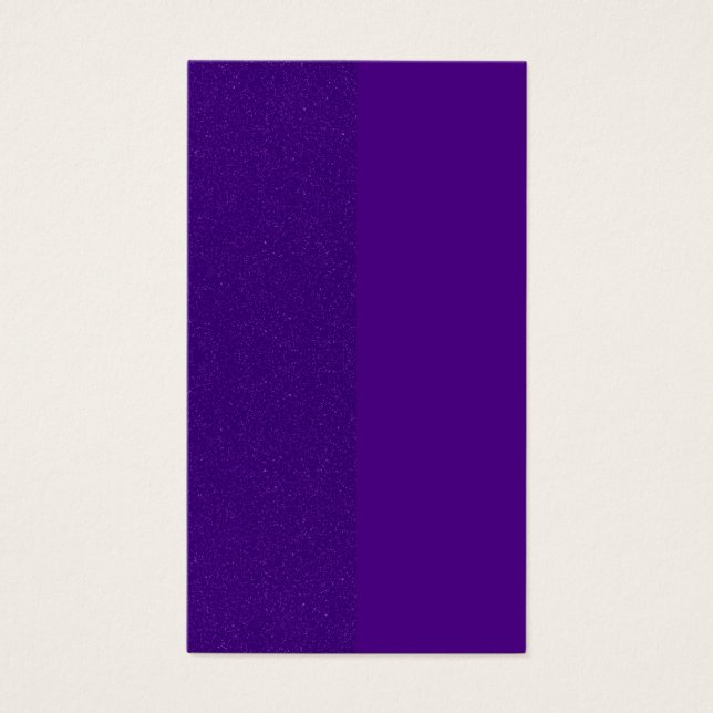 Purple Duo Vertical Business Card – Customisable (Front)