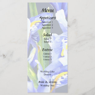 Purple Dwarf Iris Heart Menu