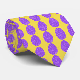 Purple Easter Eggs Tie
