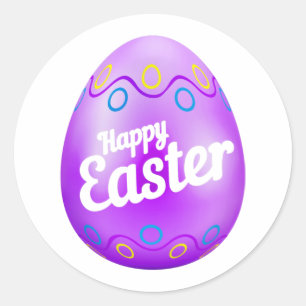 Purple Egg -  Easter Sticker
