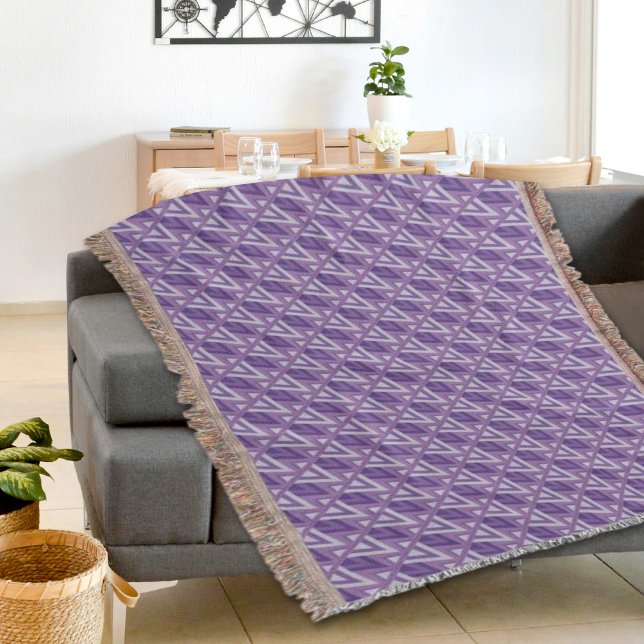 Purple Egyptain Pattern Throw Blanket (Creator Uploaded)