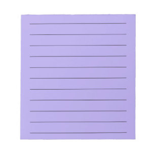Purple Elegant & Vibrant Stationery Notepad
