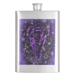 Purple Elephant Flask