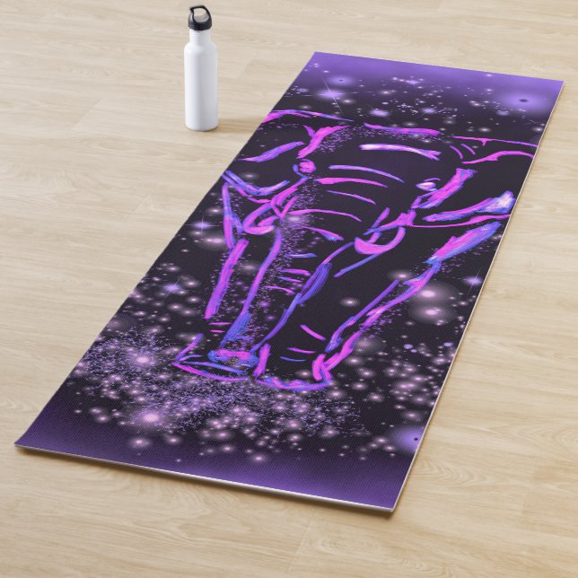 Purple Elephant Yoga Mat (In Situ)