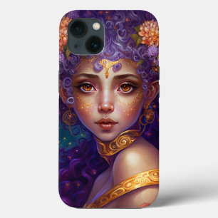 Purple Elf Fairy Fantasy Art iPhone 13 Case
