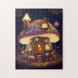 Purple Elf Fairy Fantasy Art Jigsaw Puzzle