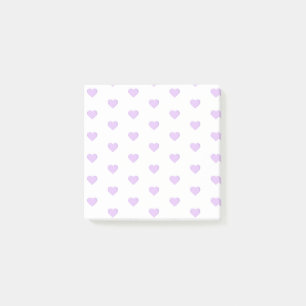 Purple Emoji Hearts Post-it Notes