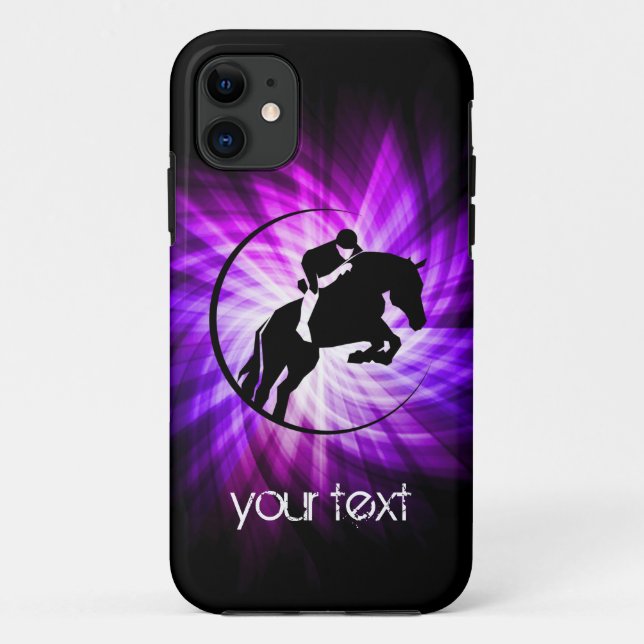 Purple Equestrian Case-Mate iPhone Case (Back)