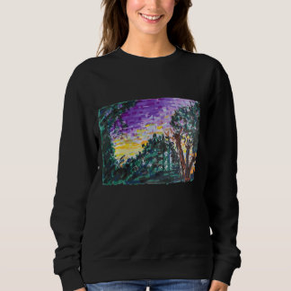 Purple Evening Sweatshirt