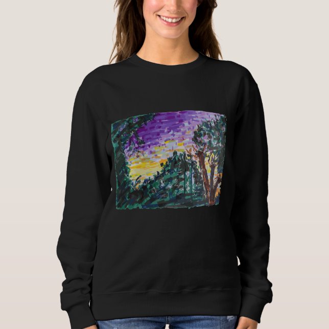Purple Evening Sweatshirt (Front)