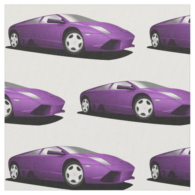 Purple Exotic Car Fabric (Close Up)