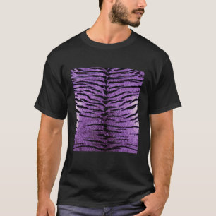 Purple Exotic Tiger Skin Pattern For You Friends A T-Shirt