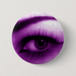 Purple Eye 6 Cm Round Badge