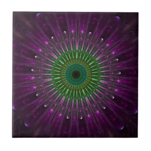 Purple Eye Fractal Tile