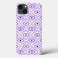 Purple Eye Pattern - Trippy Pastel Goth