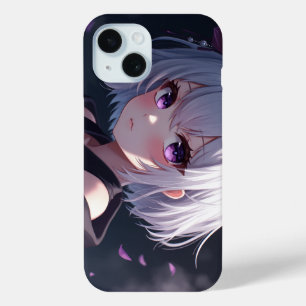 Purple Eyes Girl Phone Case