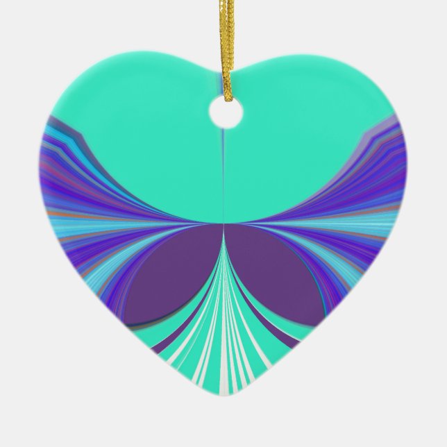 Purple Eyes.png Ceramic Tree Decoration (Front)