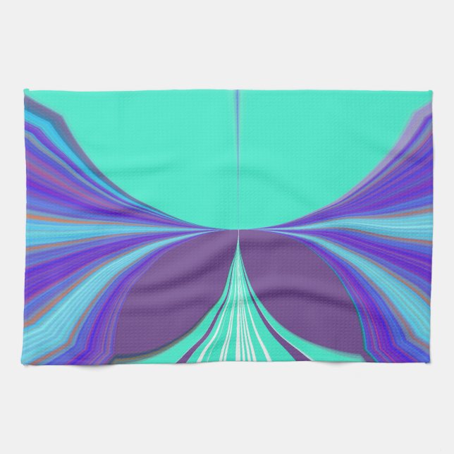 Purple Eyes.png Tea Towel (Horizontal)