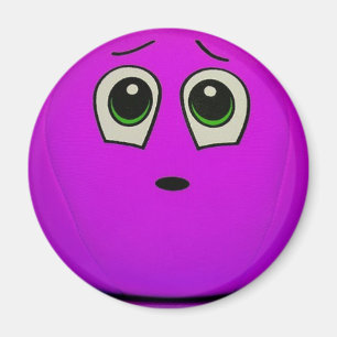 Purple Face Magnet