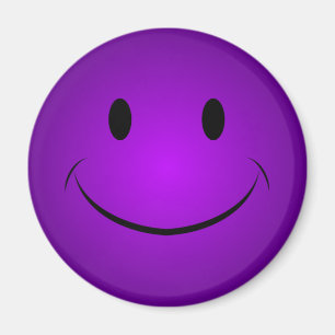 Purple Face Magnet