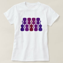 Purple Fade Violin T-Shirt