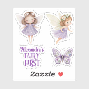 Purple Fairy First Customisable Party Favour