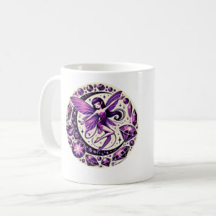 Purple Fairy Illustration Coffee Mug