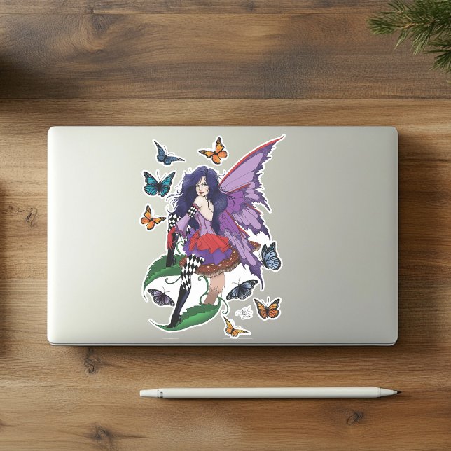Purple Fairy Mushroom Butterflies (Creator Uploaded)