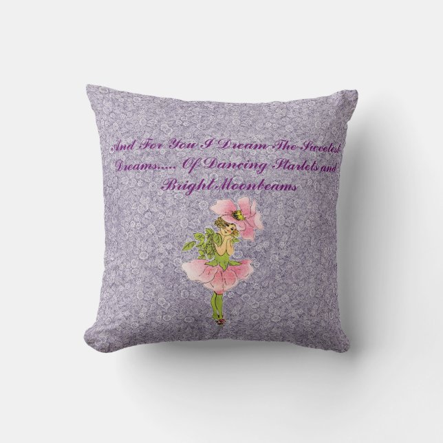 Purple Fairy Pillow (Front)