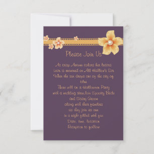 Purple Fall Invite