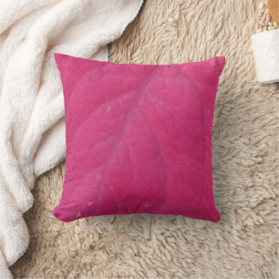 Purple Fall Leaf Cushion