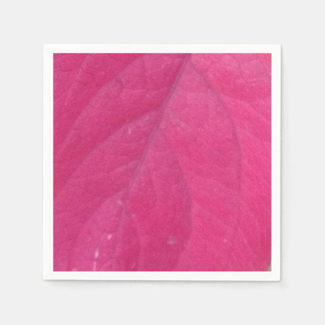 Purple Fall Leaf Napkin (Front)