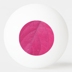 Purple Fall Leaf Ping Pong Ball