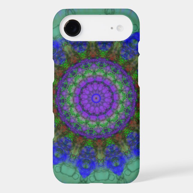 Purple Fantasy mandala iPhone 6 case (Back)