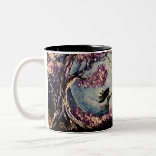 Purple Fantasy Two-Tone Coffee Mug (Left)