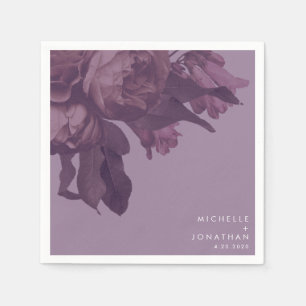 Purple Fantasy Wedding Table Napkins