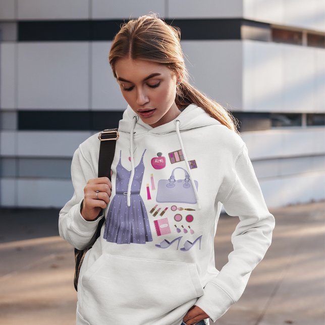 Purple Fashion Set Hoodie (Creator Uploaded)