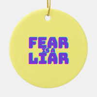Purple Fear is a liar | Jesus Quote | Christian