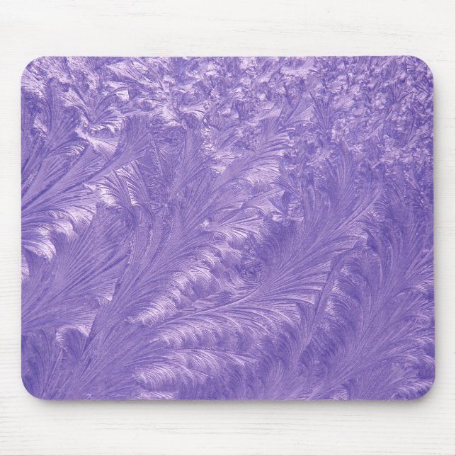 Purple Feathers Mouse Mat (Front)