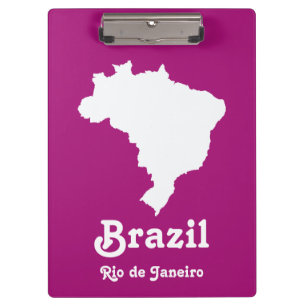 Purple Festive Brazil at Emporio Moffa Clipboard