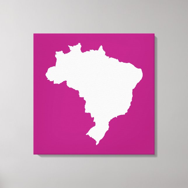 Purple Festive Brazil at Emporiomoffa Canvas Print (Front)