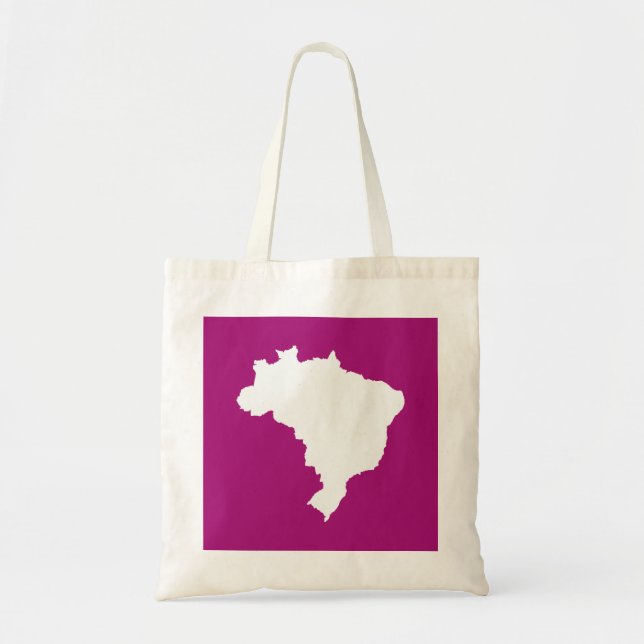 Purple Festive Brazil Tote Bag (Front)