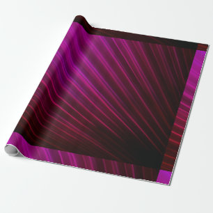 Purple Fibre Optic Fan Wrapping Paper