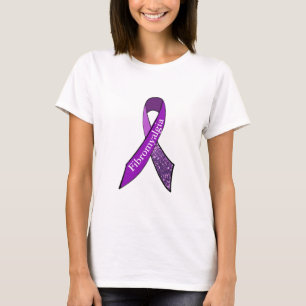 Purple Fibromyalgia Womens Shirt