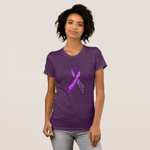 Purple Fibromyalgia Womens Shirt
