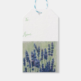 Purple Field Gift Tag