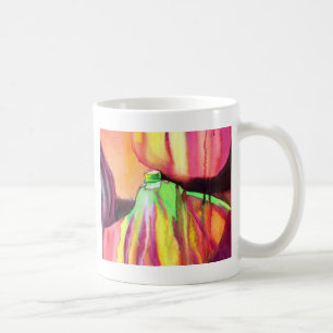 Purple Figs original art watercolor drip painting Coffee Mug