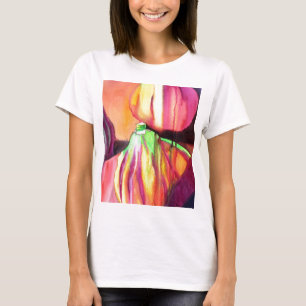 Purple Figs original art watercolor drip painting T-Shirt