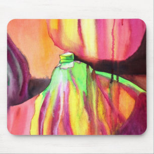 Purple Figs watercolour art Mouse Mat